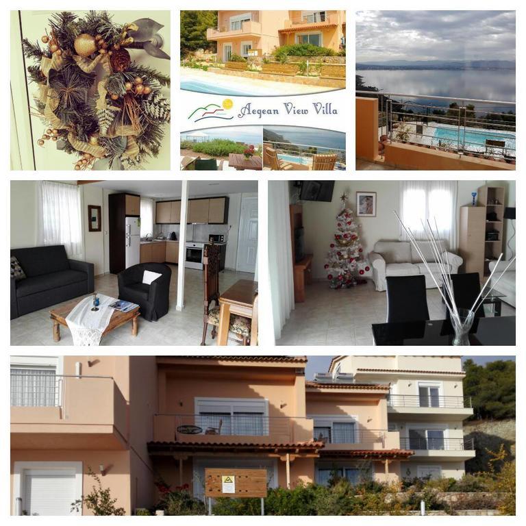 Aegean View Villa Loutráki Exteriér fotografie